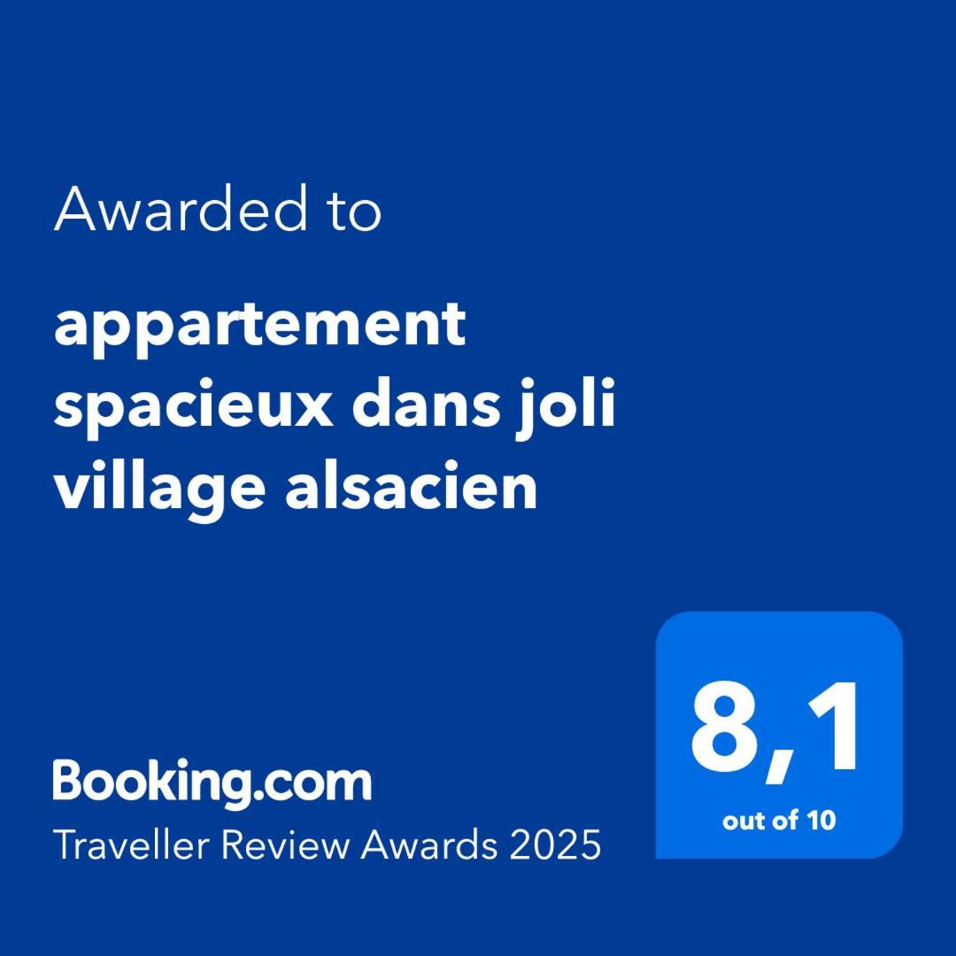 Appartement Spacieux Dans Joli Village Alsacien Chatenois  Ngoại thất bức ảnh